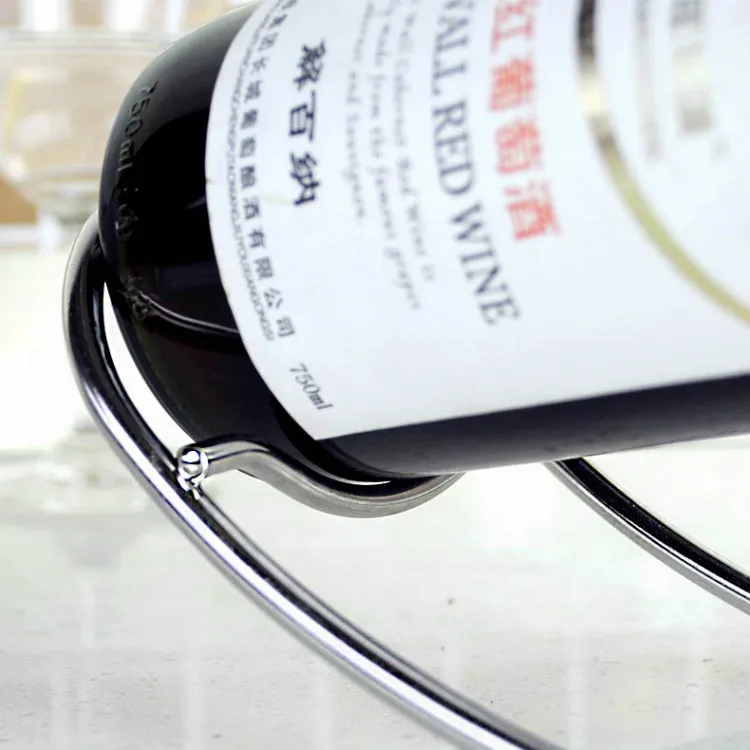 C-shaped Single Metal Wine Rack &stainless steel Wine seat