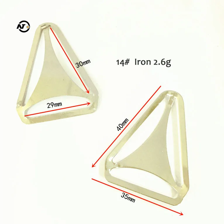 14mm 20mm 25mm 29mm Metal Triangle Slider Buckle Adjustable Webbing Buckles Dress Belt Backpack Strap Garment Decor Accessories