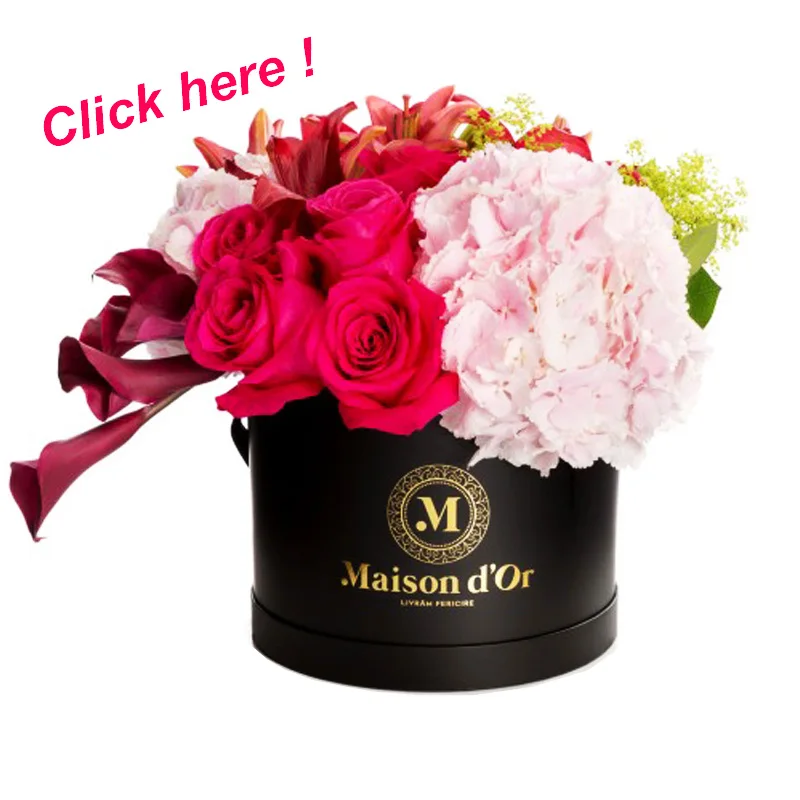 
New eco friendly Luxury custom logo Brand Cardboard Waterproof Round Flower Hat Box 
