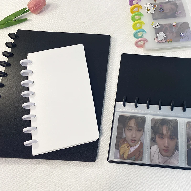 RINGNOTE disc bound 3 inch album btscustom card album transparent pockets wholesale btsalbum kpop
