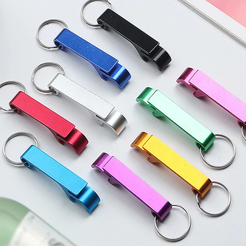 Free Customized Logo Portable Beer Bottle Opener Metal Bottle Opener Keychain with Your Logo