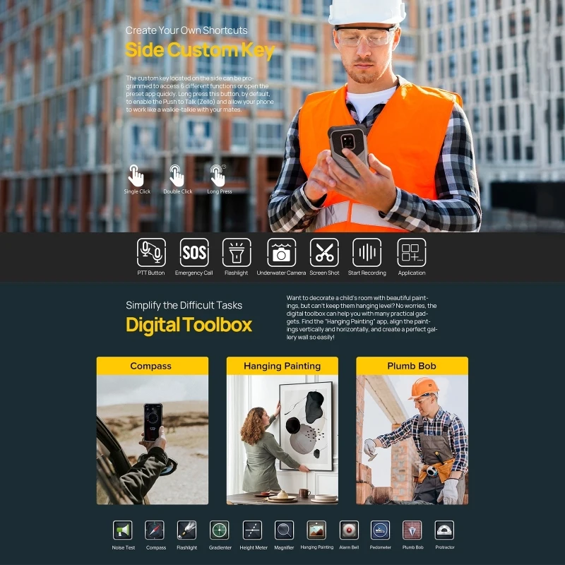 Global Version Ulefone Power Armor 14 Pro  8GB+128GB Rugged Phone Power Armor 14 Pro