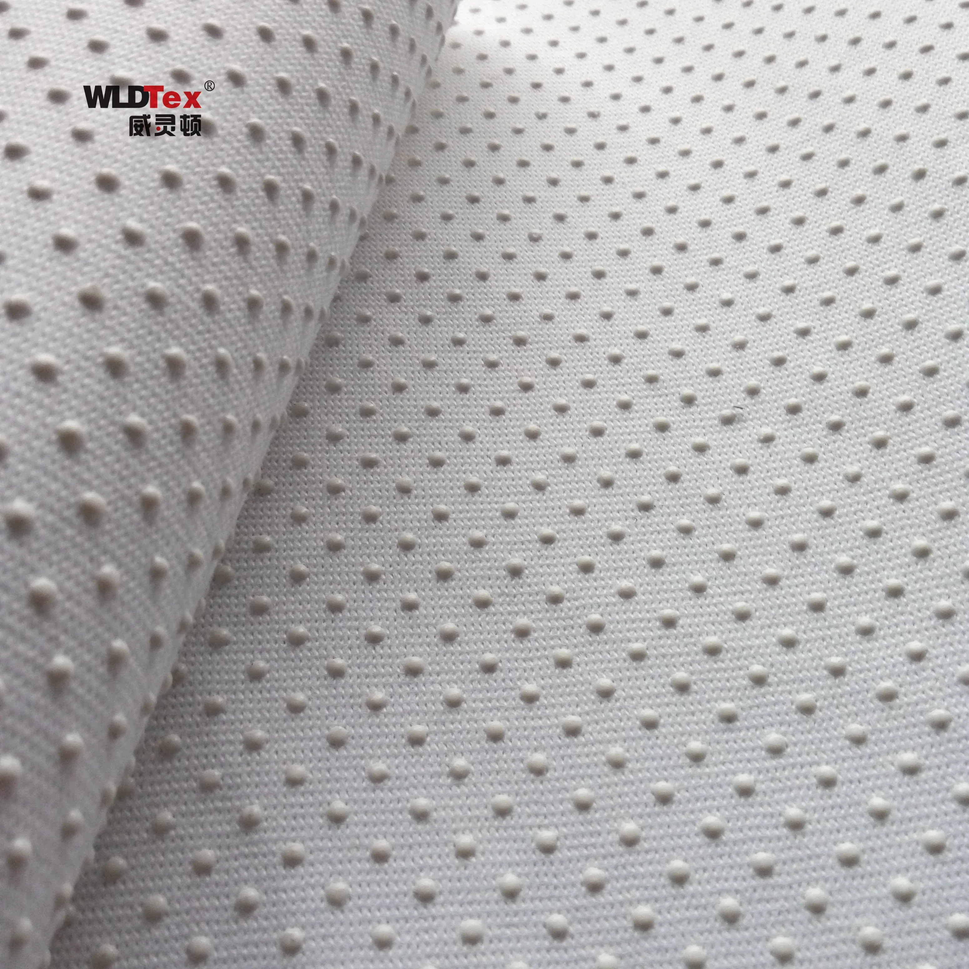 little white dots antislip 240CM width nonwoven  mattress fabric