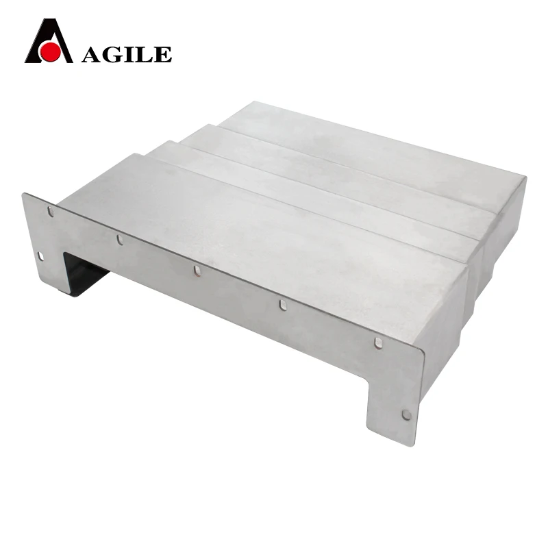 
anti-fire dust elastic armor shield steel bellow cover 