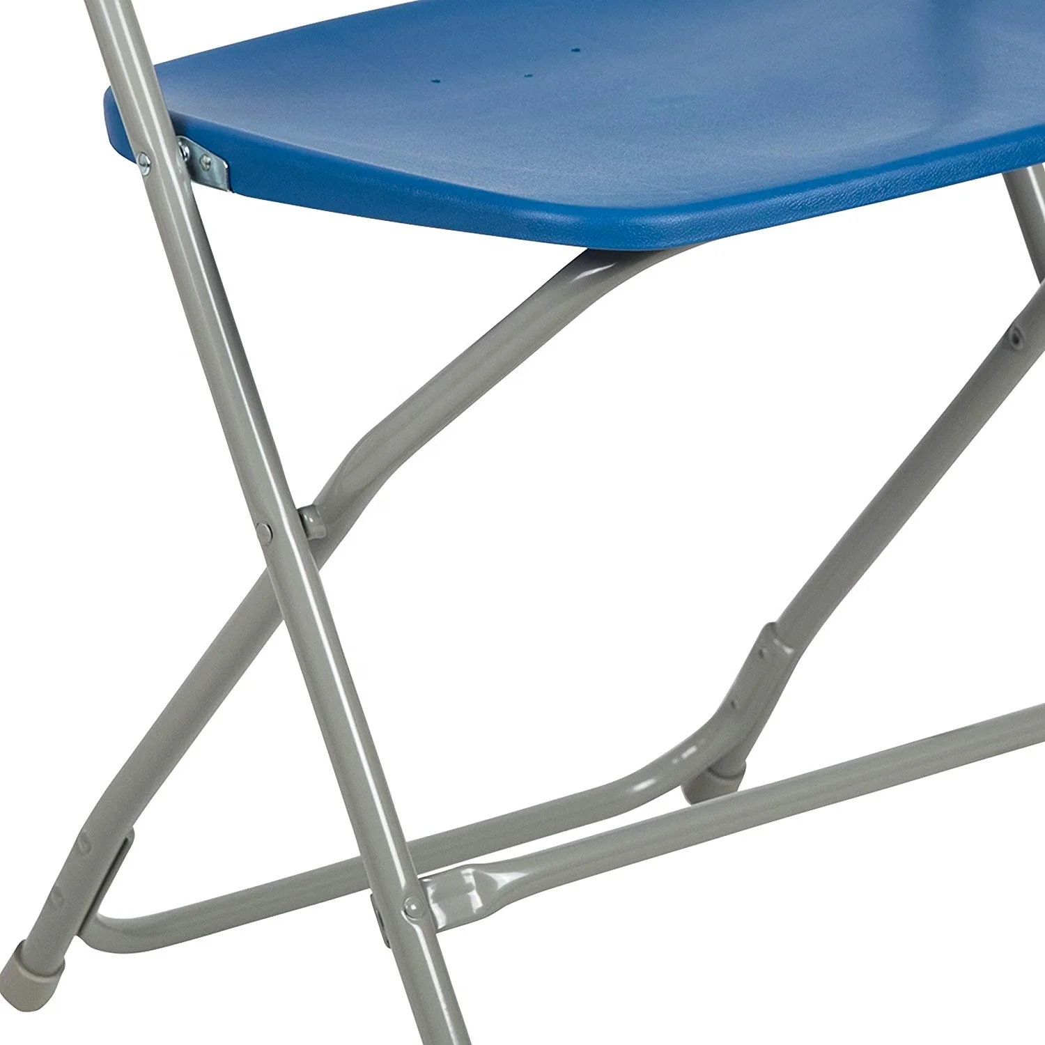 Premium Blue PP Plastic Folding Chair Portable and for Indoor/Outdoor Events like Banquets Weddings Parties Garden Patios