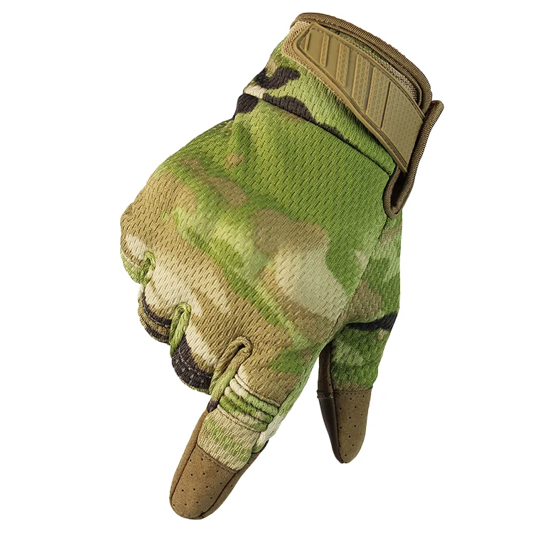 Russian Men Heavy Duty Camouflage Winter Touch Screen Combat Indestructible Tactical Full Finger Gloves
