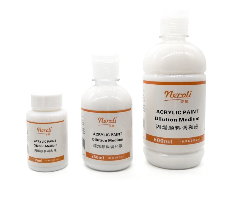 Среднее разбавление акрилового среднего глянцевого геля и акриловой краски для художественной живописи