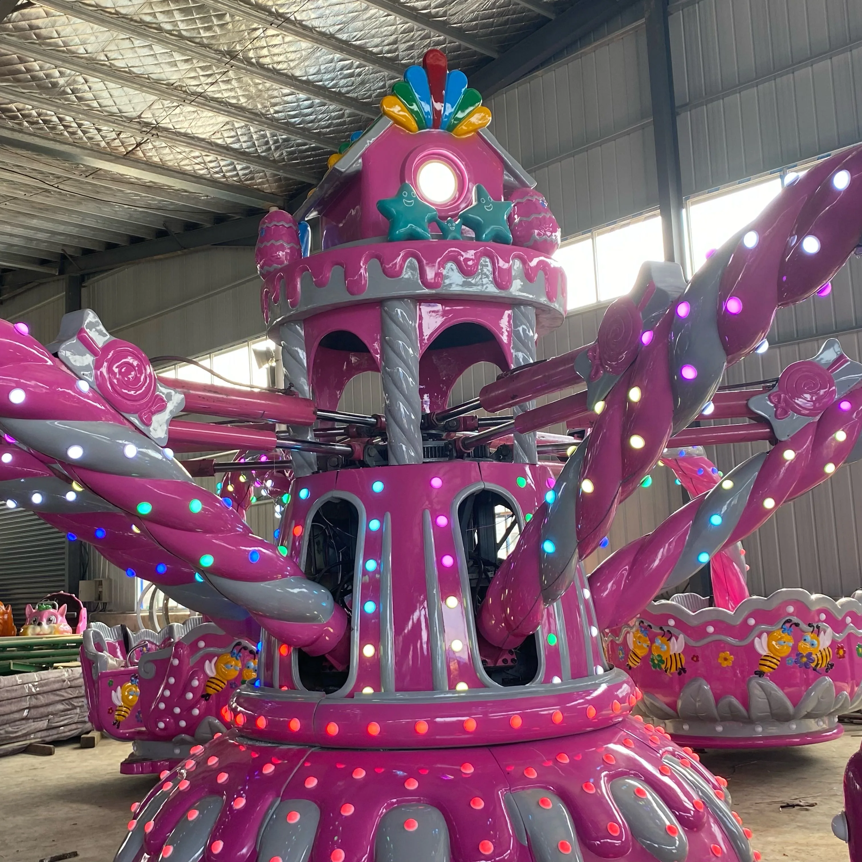 thrill new fairground ride candy paradise attractions carnival equipment manufacturer