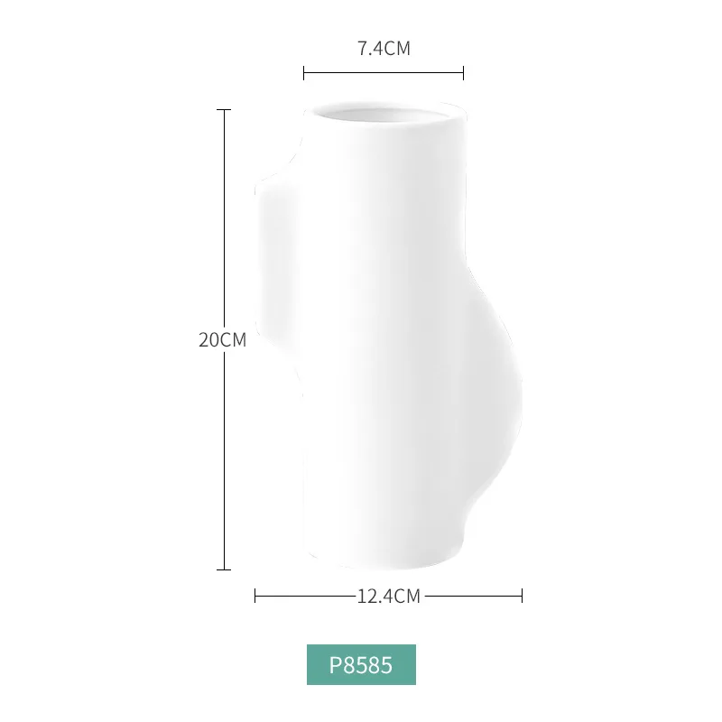 
nordic cylinder glass china ceramic modern cheap wholesale geometric murano vase design vietnamese body deco vase for decoration 