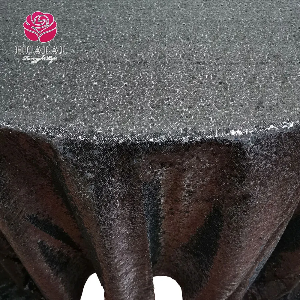 Gold silver white rose gold round glitter square custom rainbow flash tablecloth for event wedding and birthday party decorative