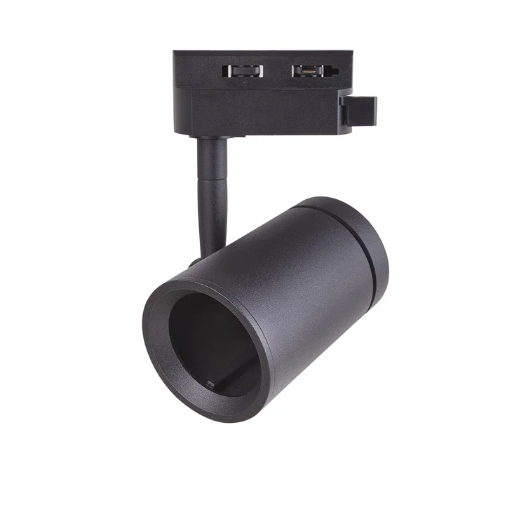 Aluminum alloy housing black white color led spotlight wall washer for hotel project magnetic spotlight track light holder