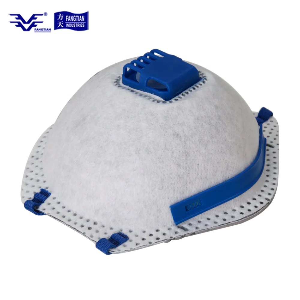 CE Skin- friendly Comfortable Dust Proof Mask Effective Filterability Cup Disposable Respirator EN149 NR FFP2mask with Valve