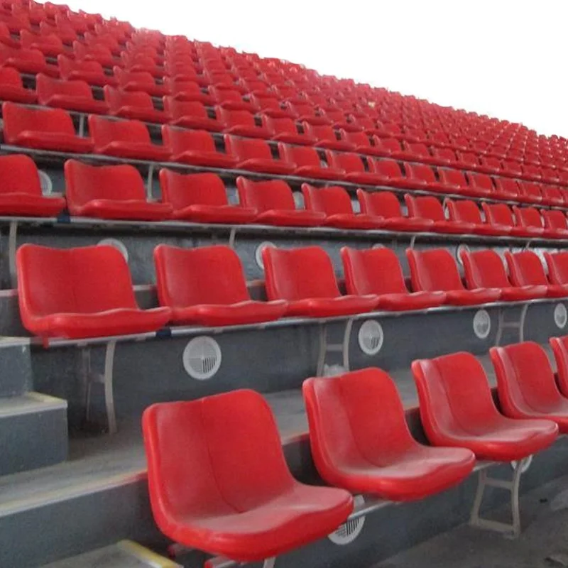 Factory Direct Sale Scaffolding Grandstand Plastic Bleacher Chair Grandstand Stadium Seats