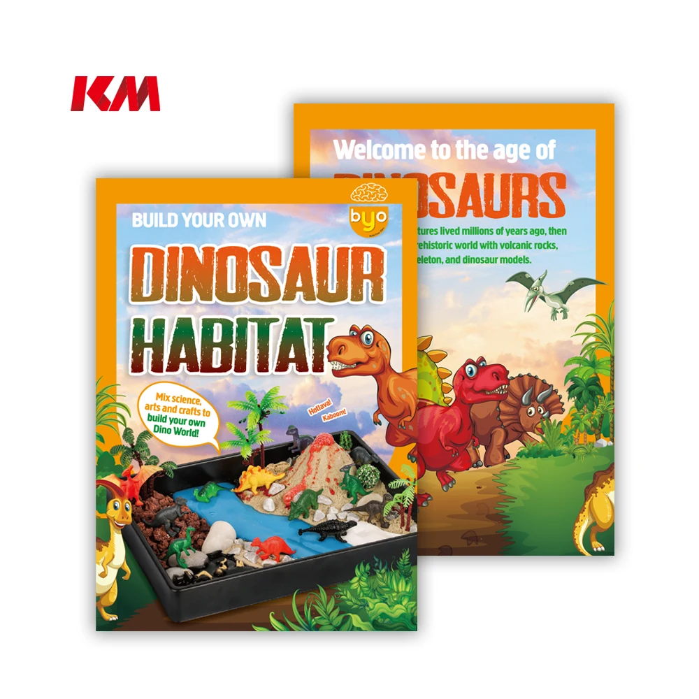KM Steam Education TOYS Children DIY Grow Your Own Garden Dinosaur Habitat Toy Plant Education Other Toys For Kids
