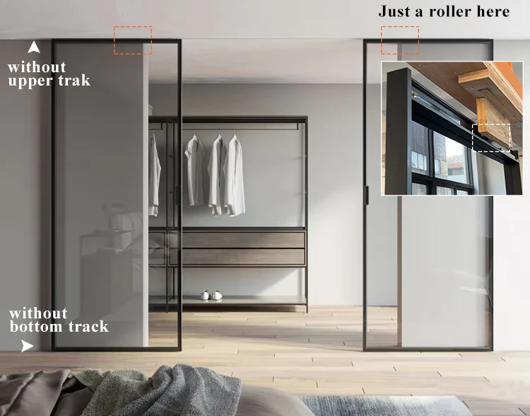 Дверь раздвижного зеркала