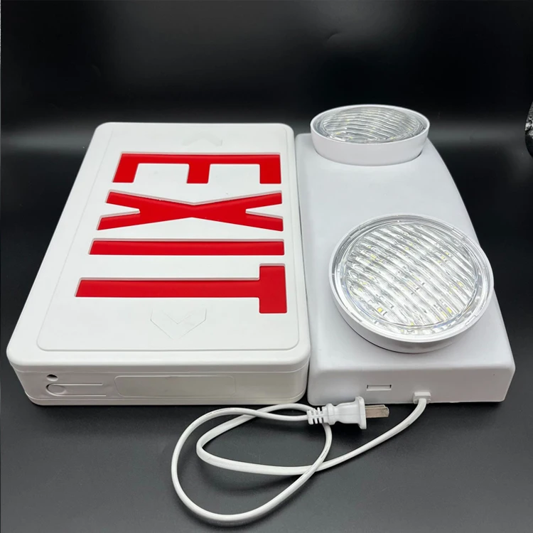 6W 3hs Australia led fire emergency light wall mounted led exit sign emergency light