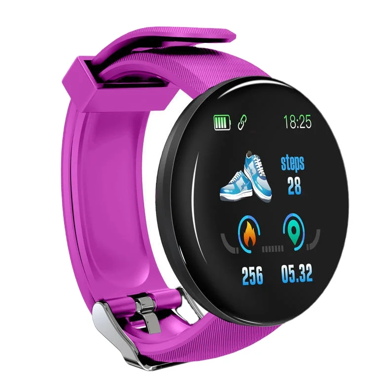 D18S Smart Watch D18 IP67 Waterproof Fitness Tracker Hot Sports Watch Heart Rate Wristband for IOS Android
