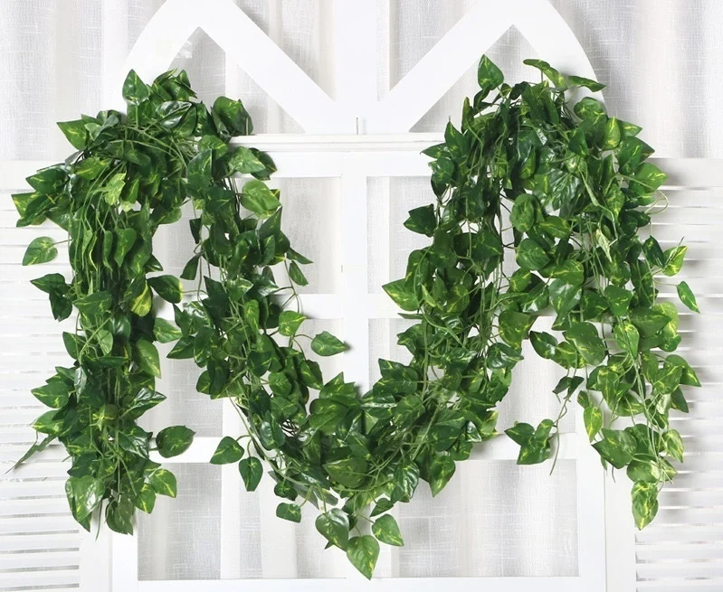 Low-Maintenance Fake Greenery Vines for Home Offices and Workspaces to Bring Nature Indoors Without Care