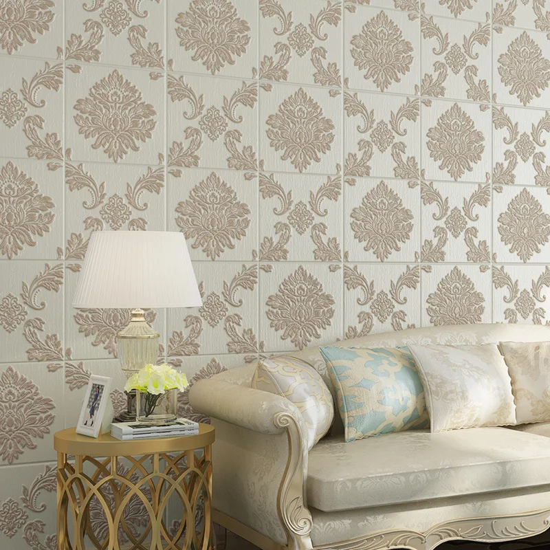 Hot Selling Anti Collision PE Foam DIY Wall Stickers 3D Self Adhesive Wall Panels Waterproof and Moisture Proof