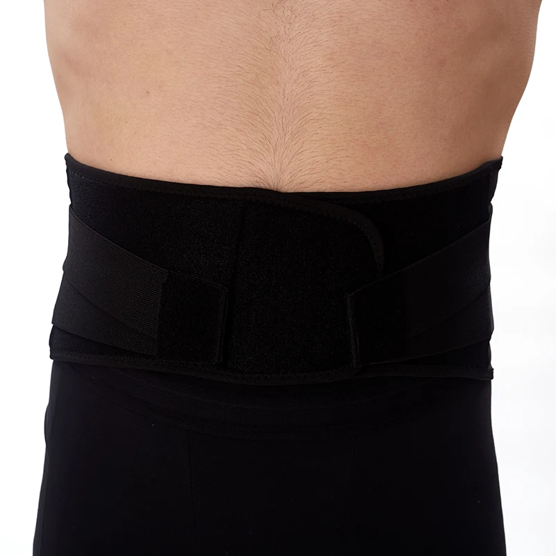 Factory Logo Sports Removable Pad Elastic Back Traction Waist Lumbar Support Belt Back