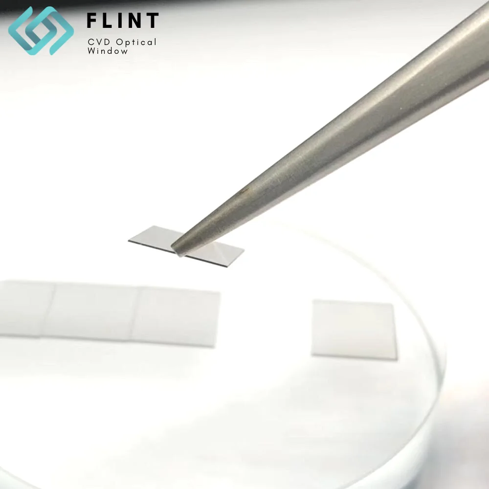 Flint CVD Mono Crystal Diamond Transparent Plate White Synthetic Electronic Grade For Optical Use