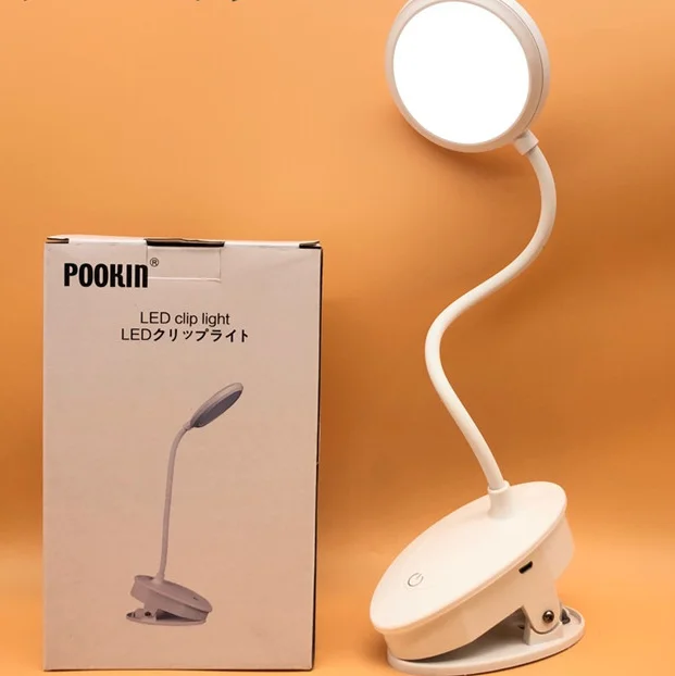 Desk Lamp Usb Led Bed Reading Book USB Charging Clip Lights Lighting Modern Fixtures Night Light