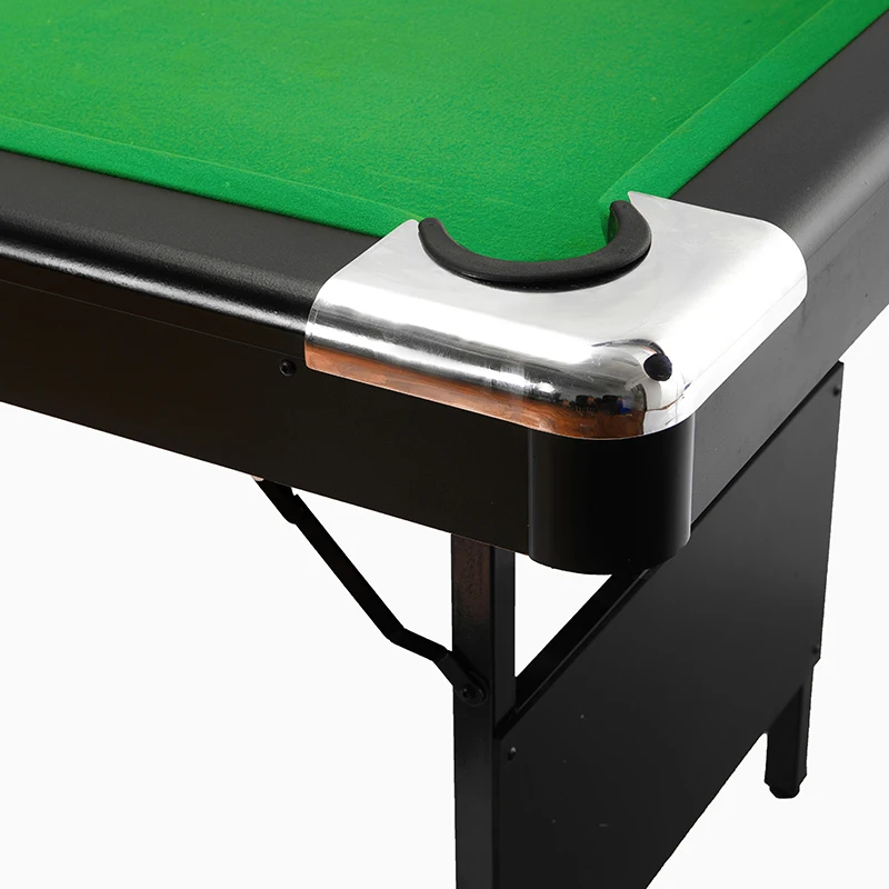 2024 Modern 4-in-1 Multifunctional Snooker & Billiard Table with Mini Pool Solid Wood Legs and Slate Cushion for Home Use