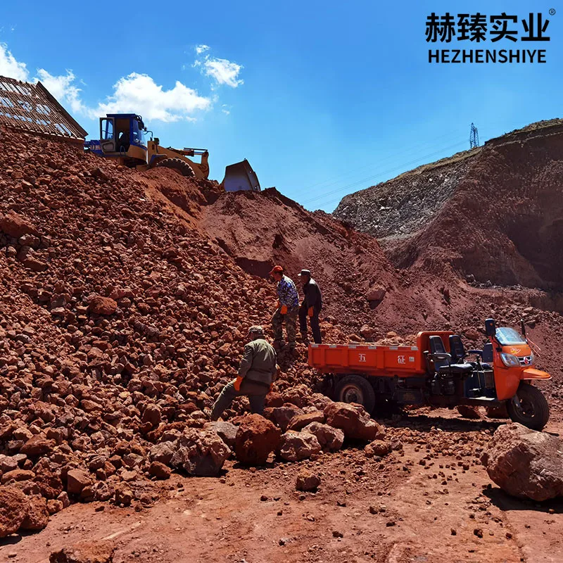 Hezhen natural volcanic stone for purify water quality plant flowers and plants paved road