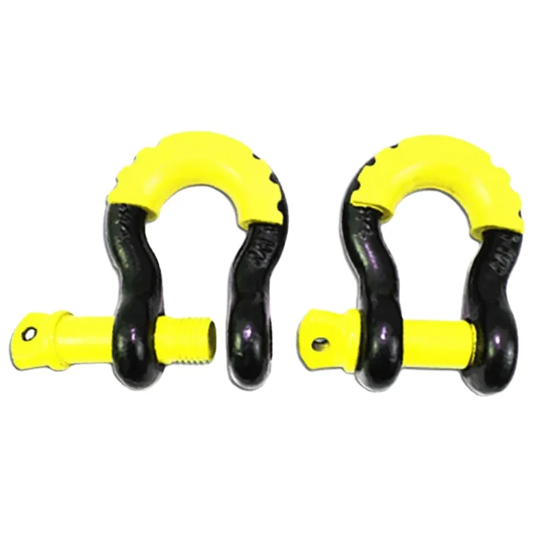 HLM anchor shackle heavy duty forged d ring 4wd towing hitch d ring