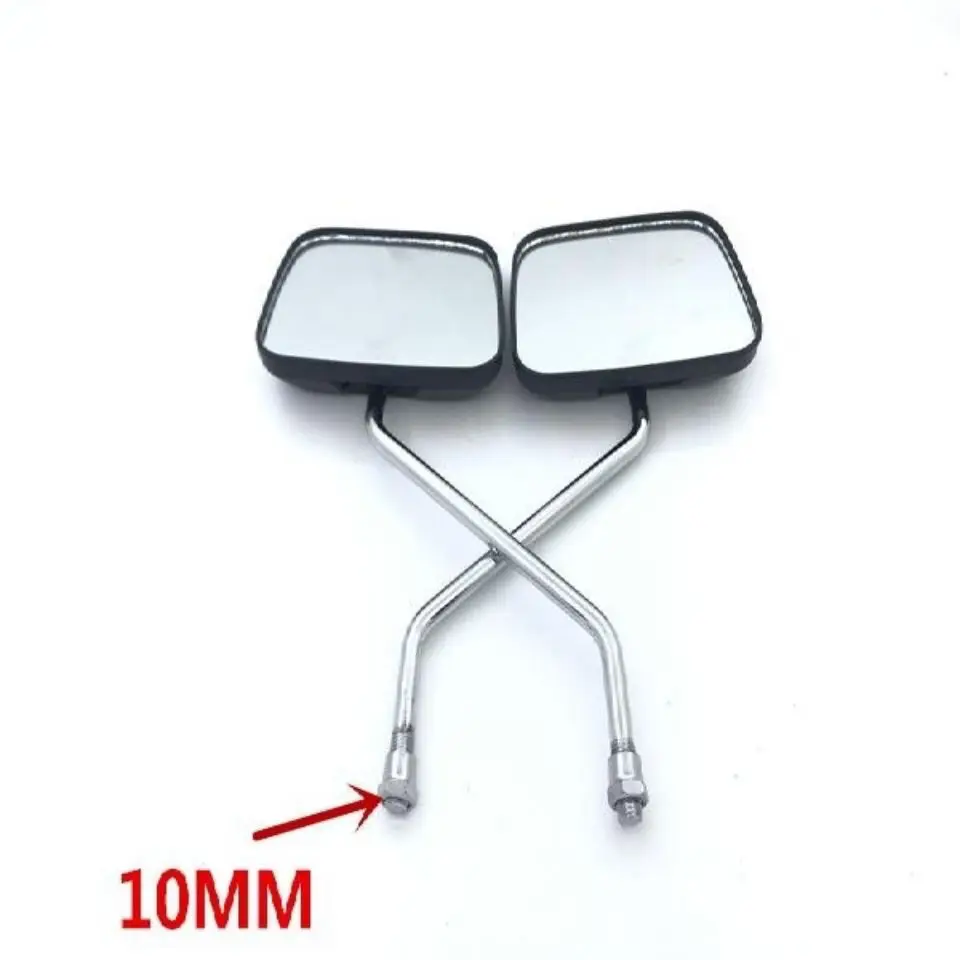 Wide convex mirror rearview mirror of motorcycle