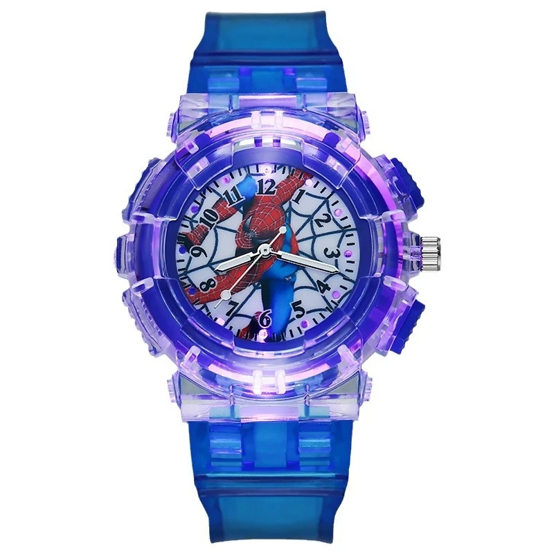 MQ Fashion Cartoon Silicone Led sports Quartz Watches Children Kids Girls Casual Students Wrist digital Watch WristWatches