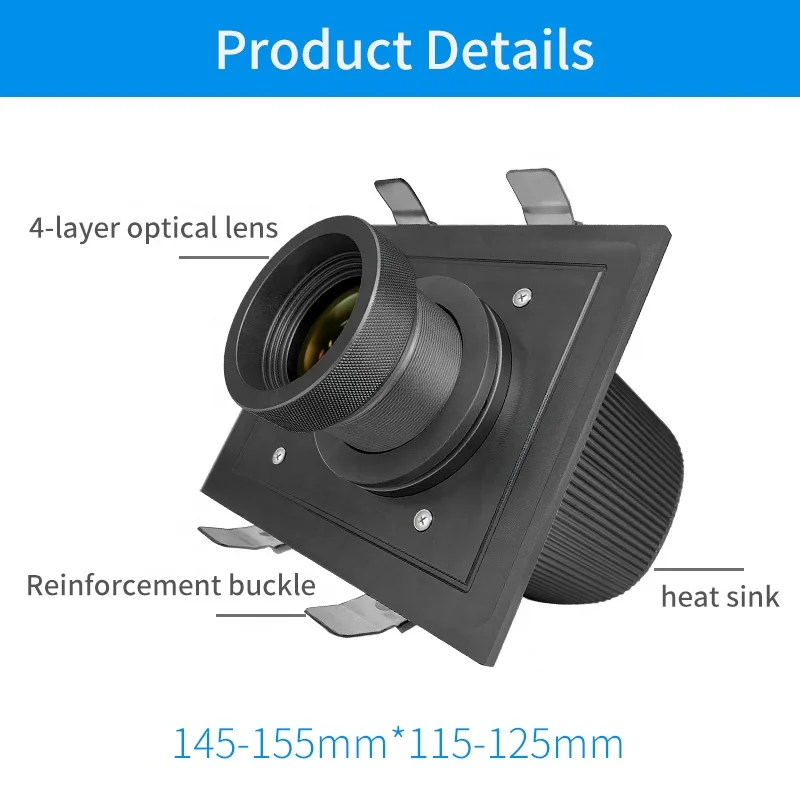 35W Remote Control Ceiling Embedded Projector Ocean Wave Effect Led Water Ripples Light