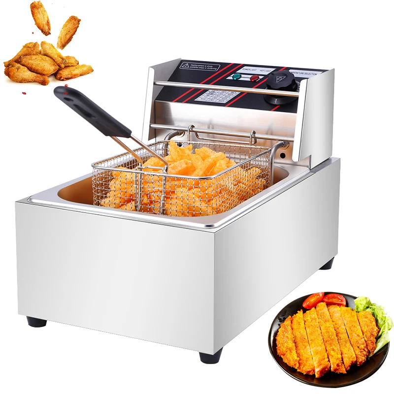 Factory price industrial electric fryer10L deep fryers with certificate popular selling