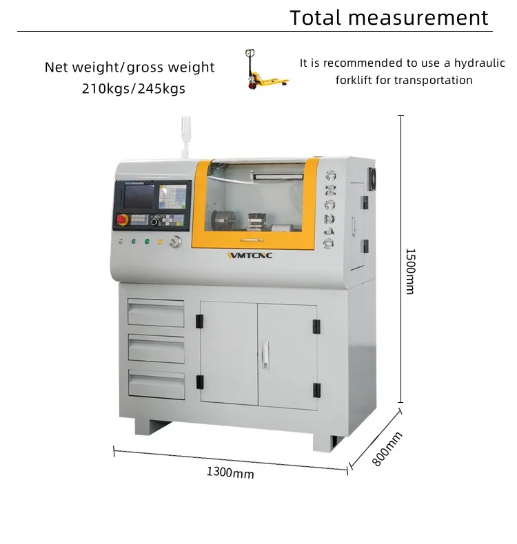 CNC lathe small parts manufacturing center high-precision machine tool fully automatic system programmable