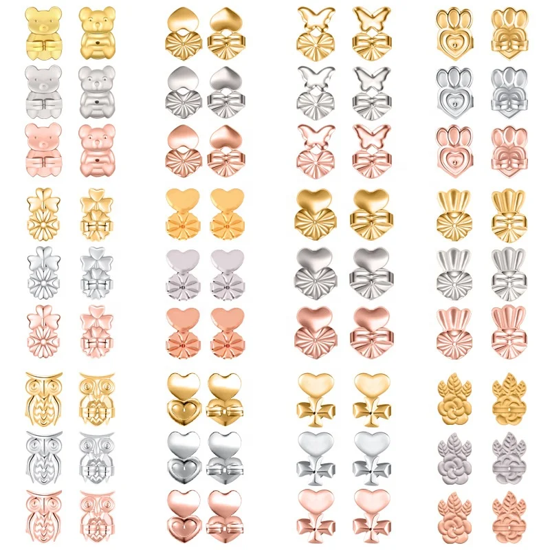 
Earring Accessories Metal Earring Backs Support Plug Lifts Fits all Post Earrings 