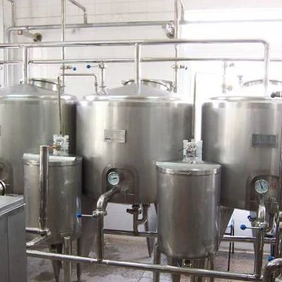 y Semi-automatic 500L  1000L  CIP cleaning unit for juice/milk/Brew/herb processing plant
