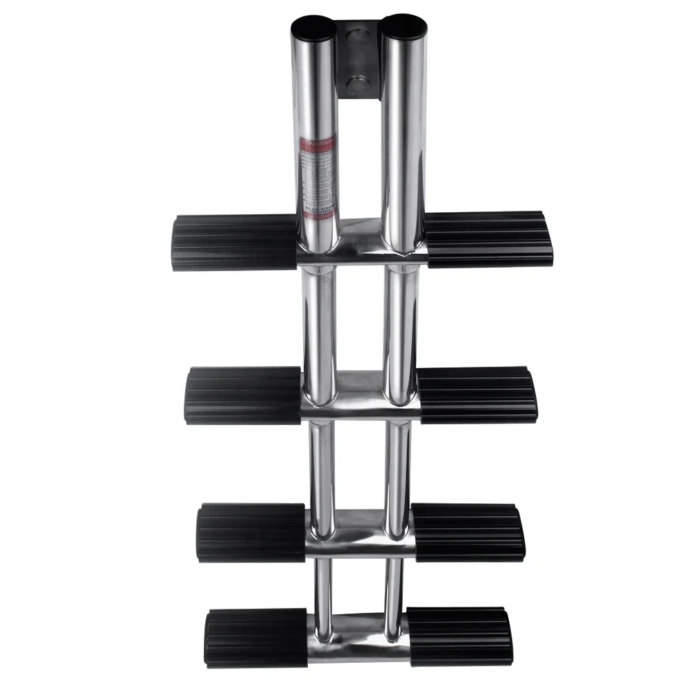  Boat Sport Dive Ladder 4 Step Vertical Telescopic Folding Swim