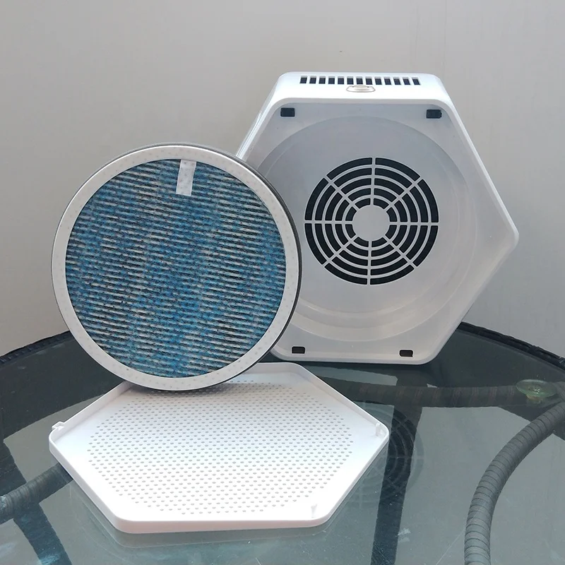 smart air purifier portable 2022 wifi tuya app control home negative ion h12 h13 hepa air purifier for home large room