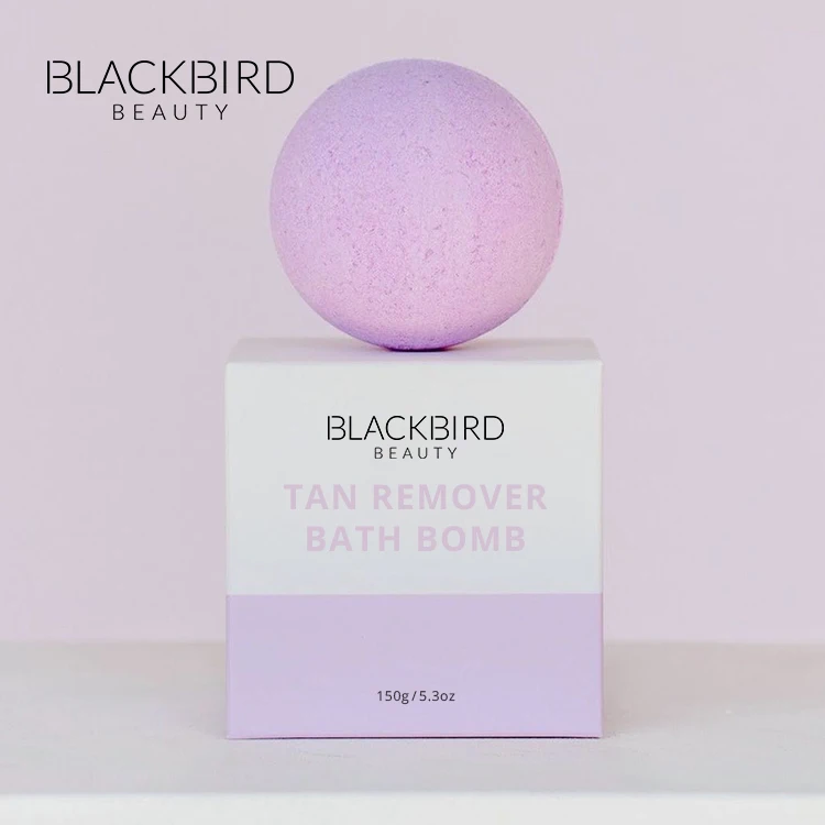 Tan Removal Bath Bomb Customized Fake Tan Remover OEM/ODM Organic Exfoliating Bubble Bath Bombs Private Label