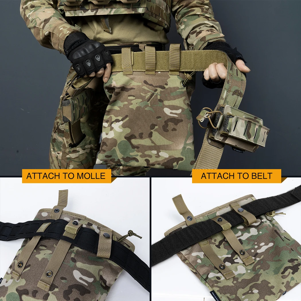 Охотничье снаряжение IDOGEAR MOLLE на шнурке, тактическая сумка для утилизации, сумка для переработки магазина