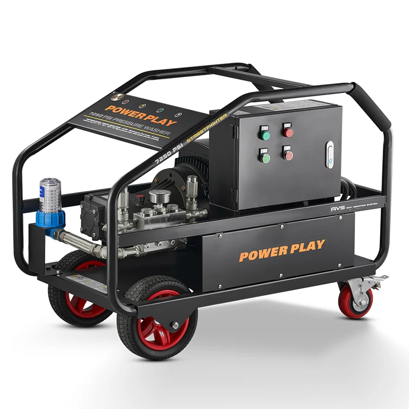 CE 500Bar 7250PSI Электрическая Мойка высокого давления 22 кВт Промышленный Очиститель высокой мощности