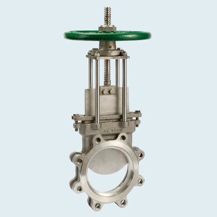 Pneumatic Control Valve 4 Inch Double Flanged 304 Pneumatic Actuator Air Operated Knife Gate Valve