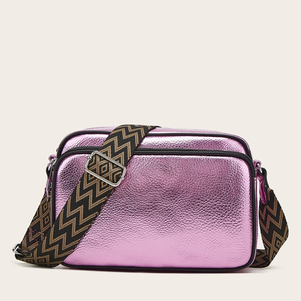 new arrival ladies bag pu leather shoulder bag camera shoulder bag with adjustable Guitar Strap