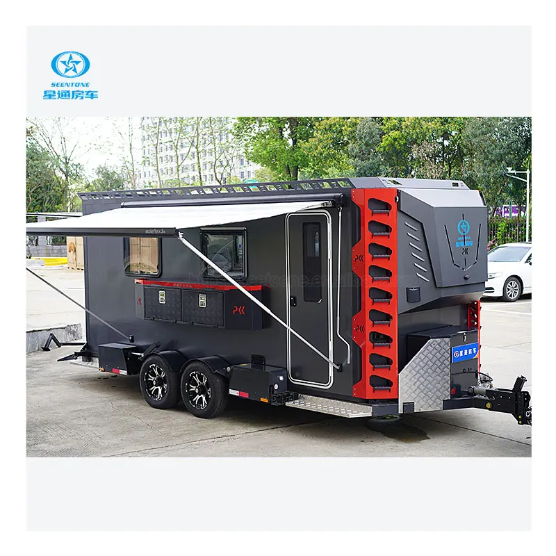 Может выгрузить модуль rv многофункциональный бортовой прицеп 2 персоны rvs 4x4 туристические прицепы для автомобилей