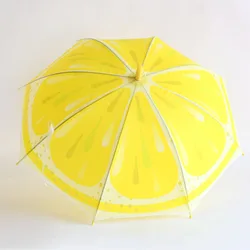 2021 Cute Fruit Printing Umbrella Children Umbrella Creative Kids Umbrella