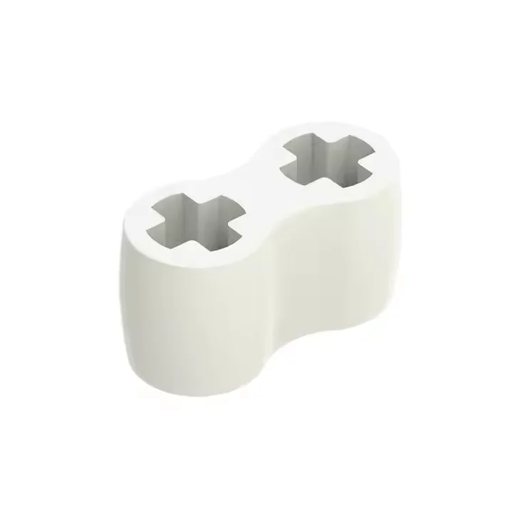No.45590 Axle Connector Double Flexible Assemble Plastic Bulk STEM Educational Block Bricks
