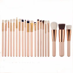 20 PCS Liquid Powder Foundation Make Up Brushes Blending Eye Makeup Brush Set