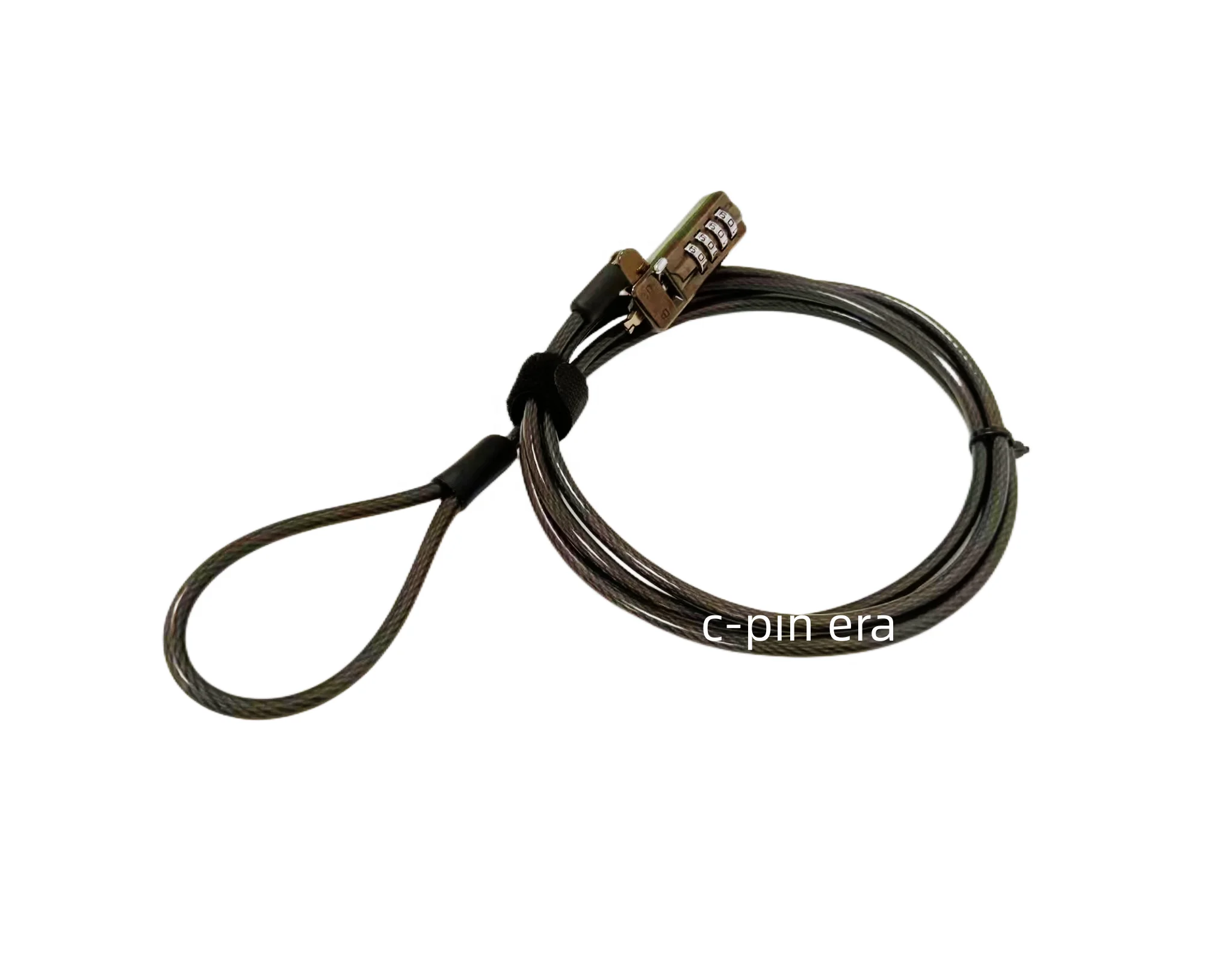 C-pin laptop key lock security cable Plastic coated wire rope Suitable for Dell laptop
