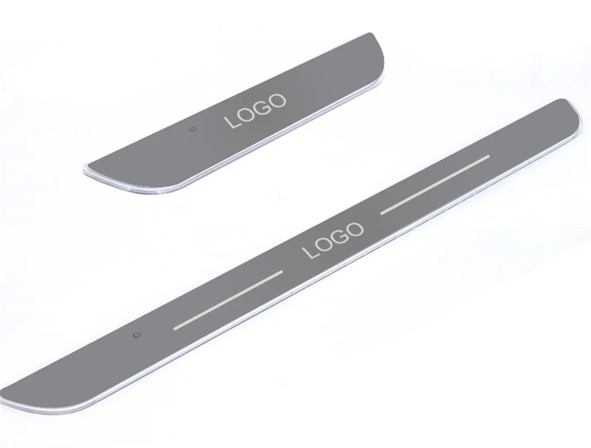 Auto Accessories Illuminated RGB multi color Light Moving Car Led Illuminated Door Sill Plate