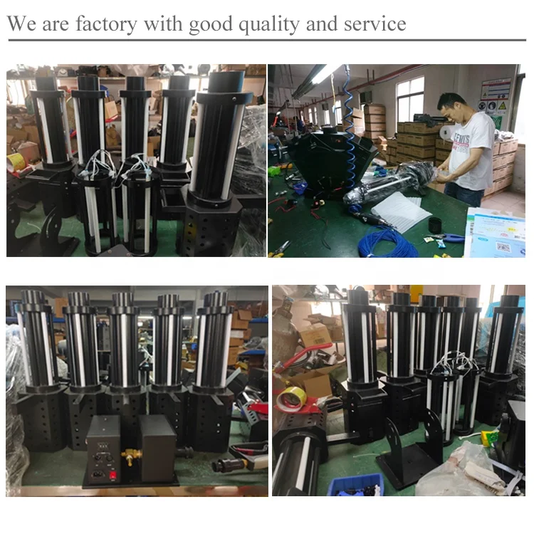 Powerful CO2 gas driven handheld portable Confetti storm machine 6-8 meters spray hight LED color paper gun confetti blower